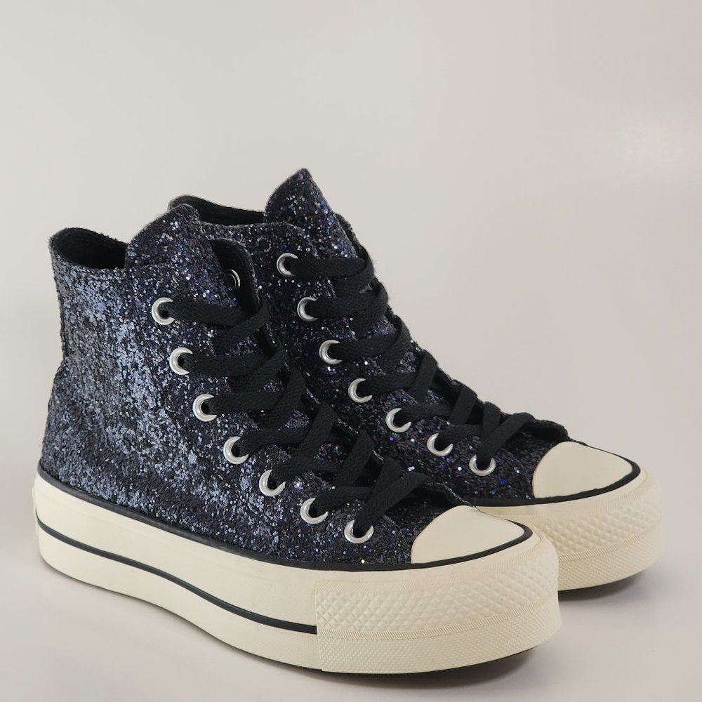 Converse CTAS Hi Lift X You Glitter Women's Platform Sneakers 570626C NWT - Picture 1 of 6